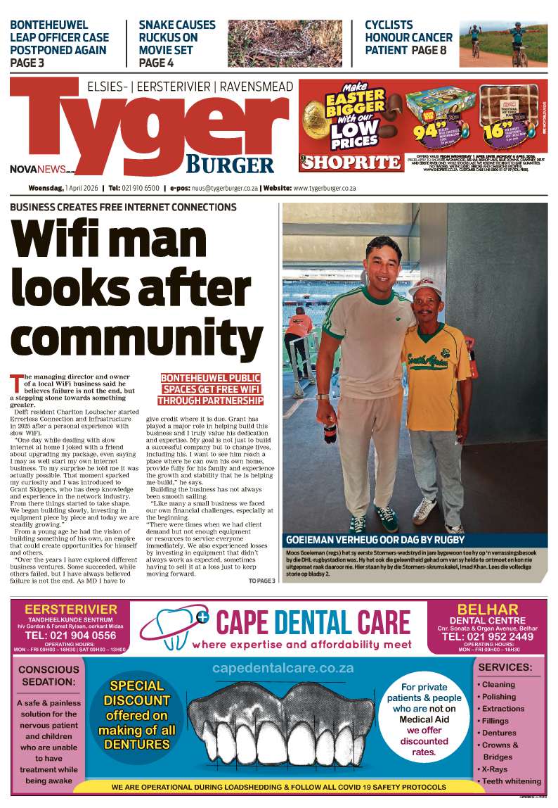 Tyger Burger | Elsies/Eersterivier/Ravensmead | E-edition | 01 April 2026