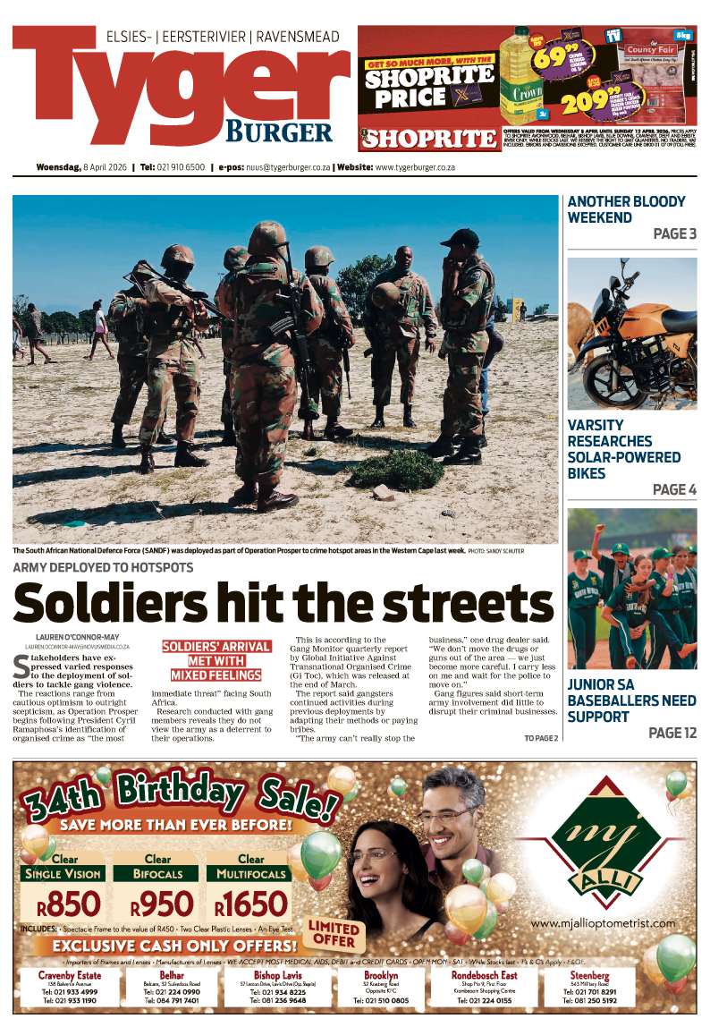 Tyger Burger | Elsies/Eersterivier/Ravensmead | E-edition | 08 April 2026