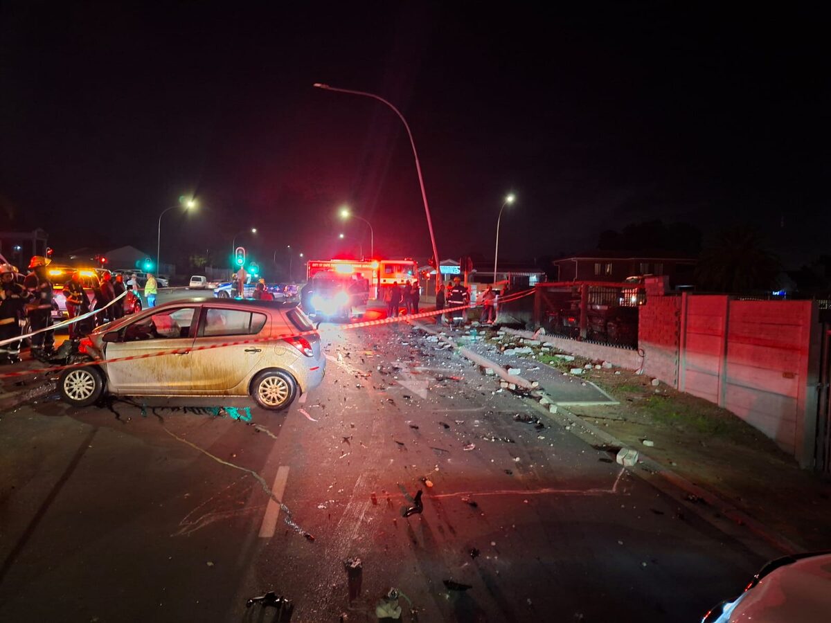 The woman was declared dead on the scene of the accident.