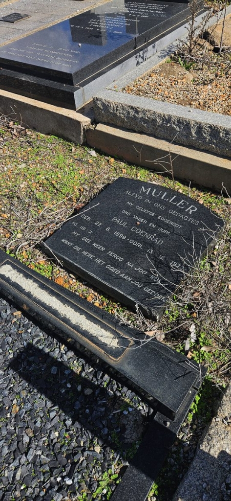 Several tombstones were found broken off and pushed over.