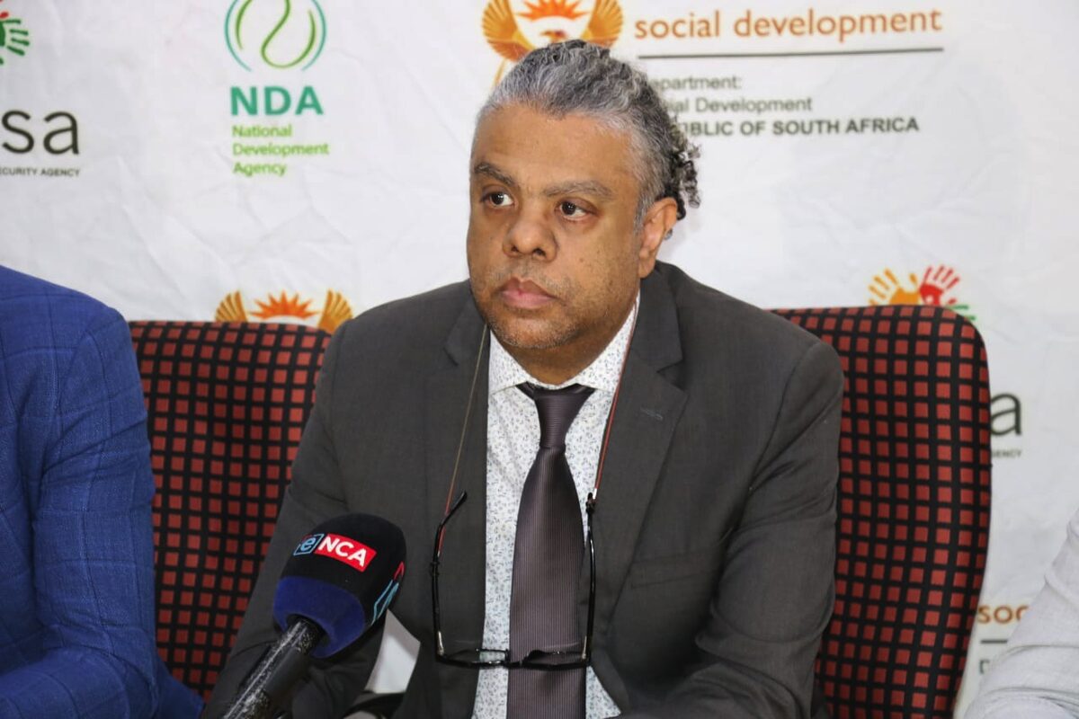 Brenton van Vrede, Executive Manager: Grants Administration