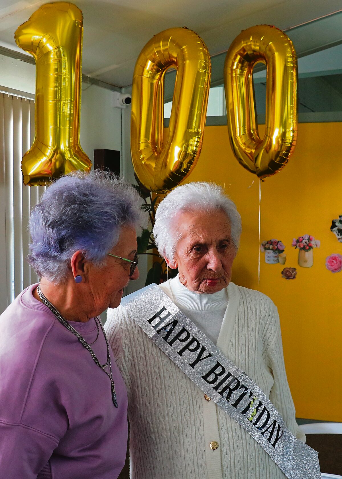 Tannie Marie Bester vier 100.