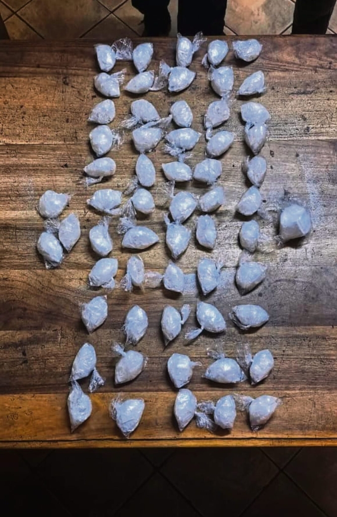 Drugs found at Highbury house.