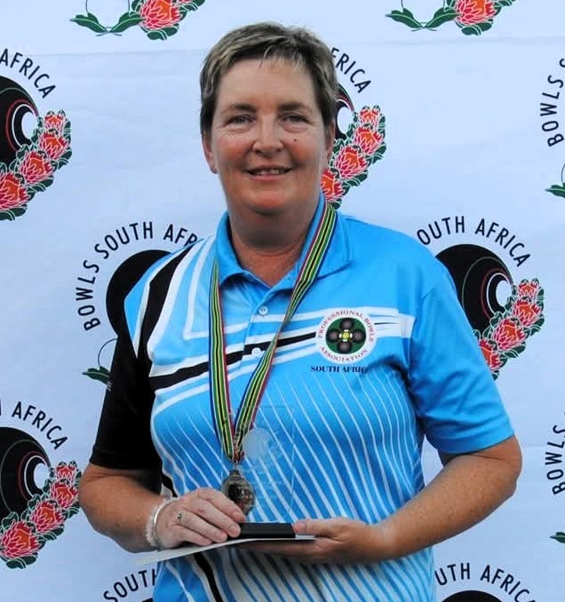 Debbie Phillips won silver at the Singles Final at Bowls South Africa's Nationals in Durban.