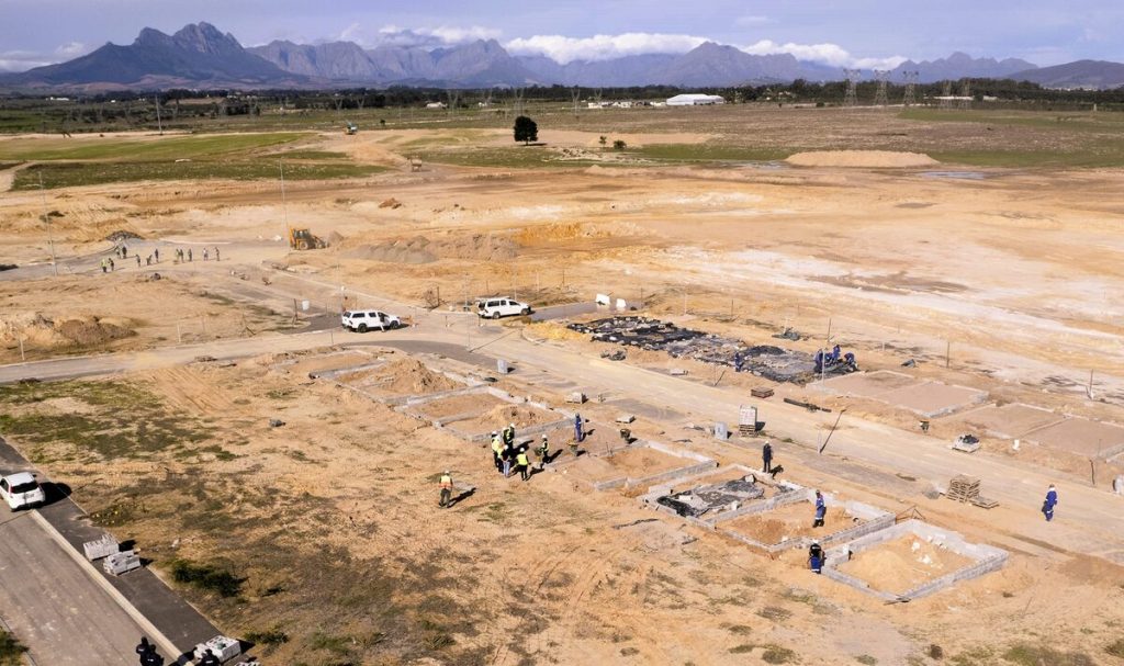 The Greenville Phase 5 construction site