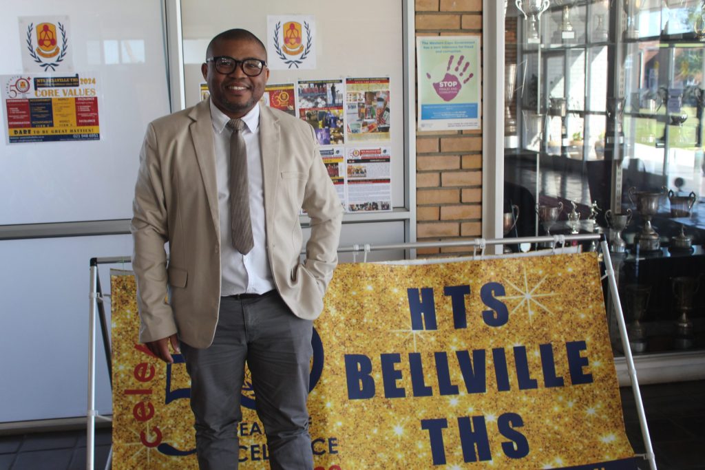 Zoutman neem die leisels oor met 'n visie: uitnemendheid, toewyding en 'n 100%-matriekslaagsyfer. Foto: Mauricia Petersen