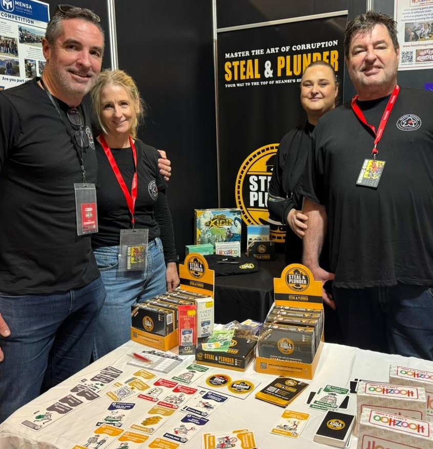 The Emcee Games team consists of (from left) John and Michelle McCann , and Hewan and Christelle McCann.