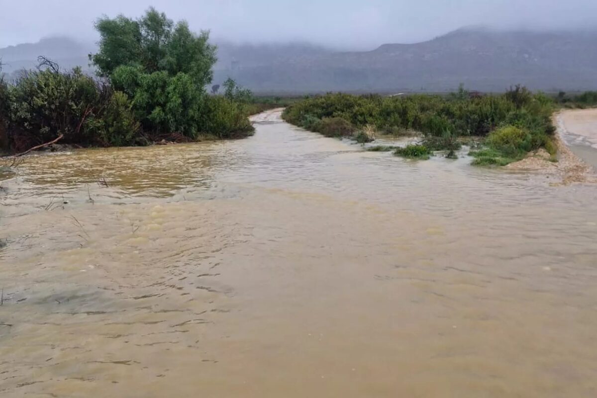 The impact of the flood. PHOTO: CapeNature