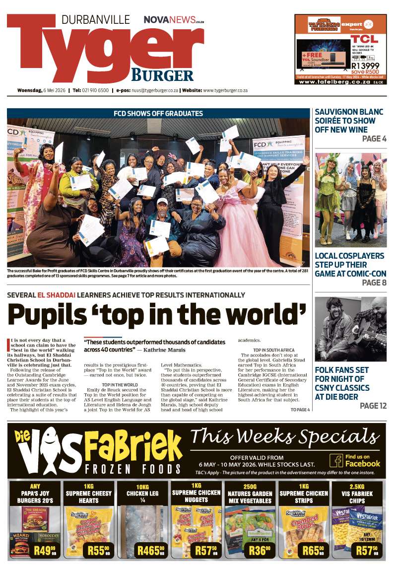 TygerBurger | Durbanville | E-edition | 5 May 2026