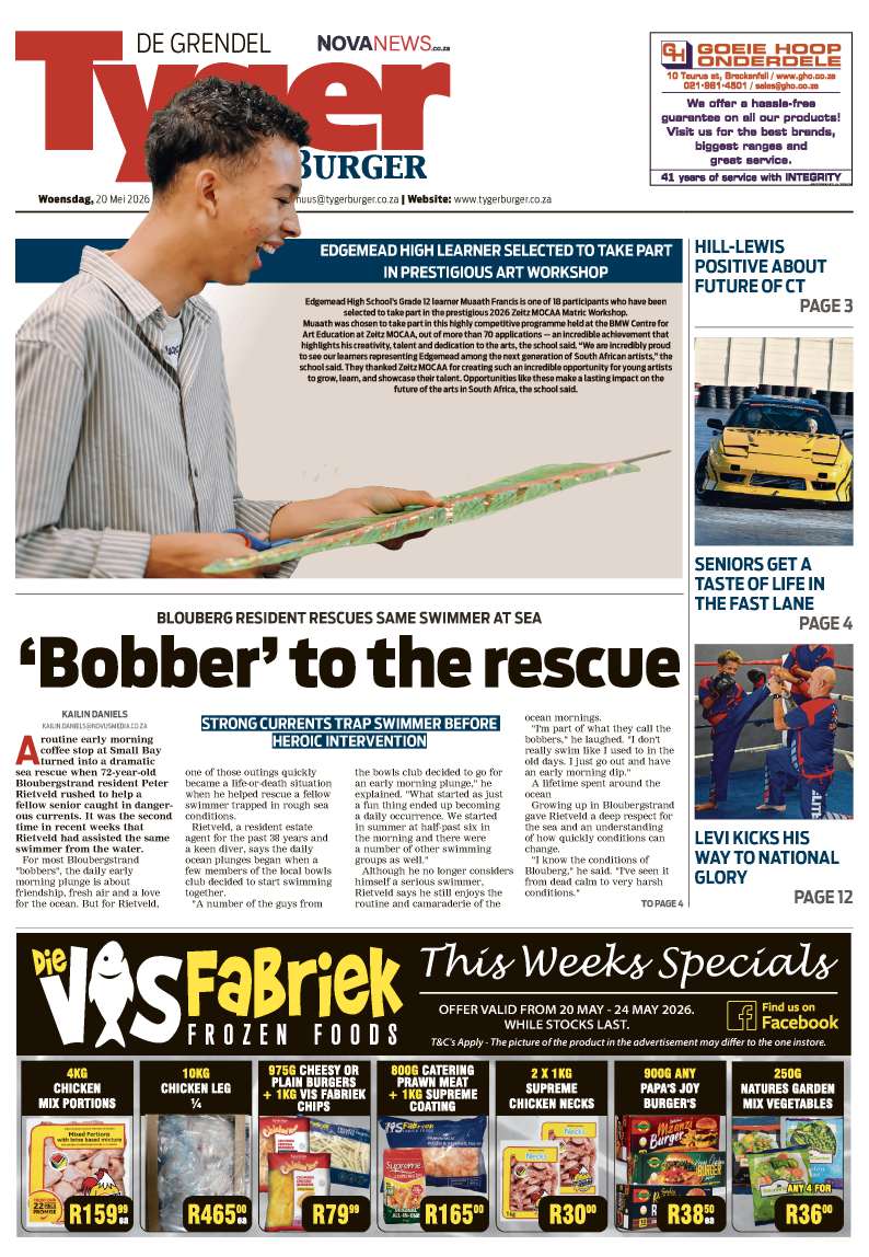 TygerBurger | De Grendel | E-edition | 20 May 2026