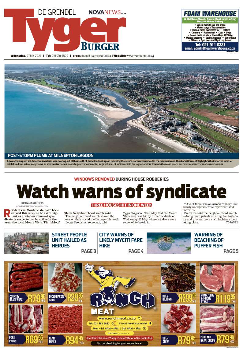 TygerBurger | De Grendel | E-edition | 27 May 2026