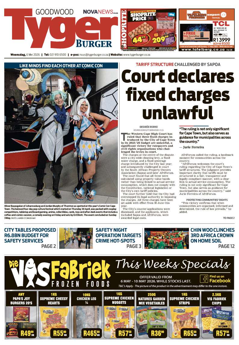 TygerBurger | Goodwood | E-edition | 6 May 2026