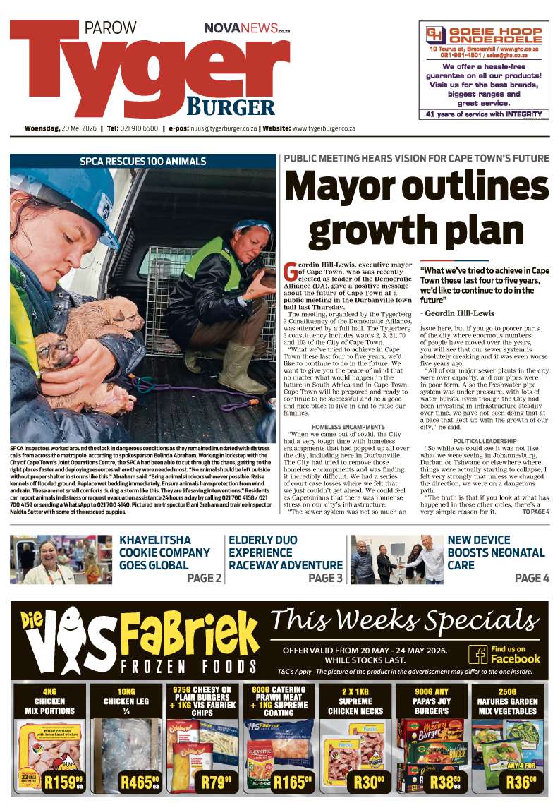 TygerBurger | Parow | E-edition | 20 May 2026