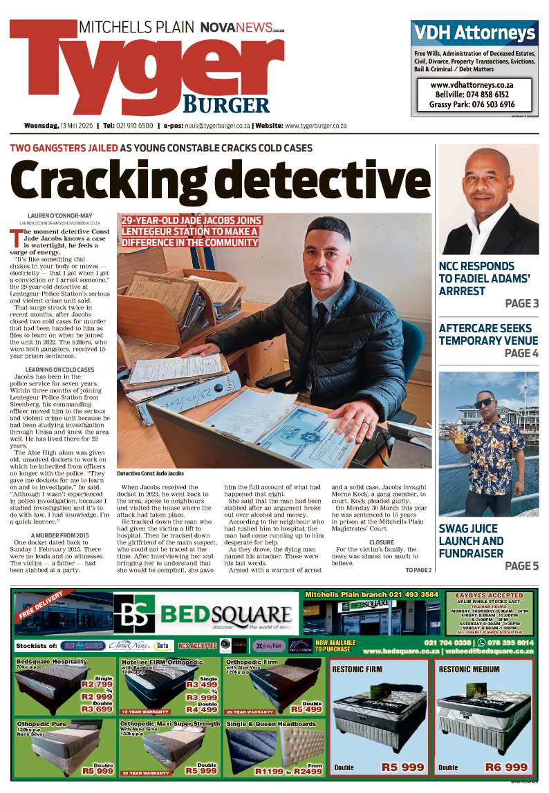 TygerBurger | Mitchells Plain | E-edition | 13 May 2026