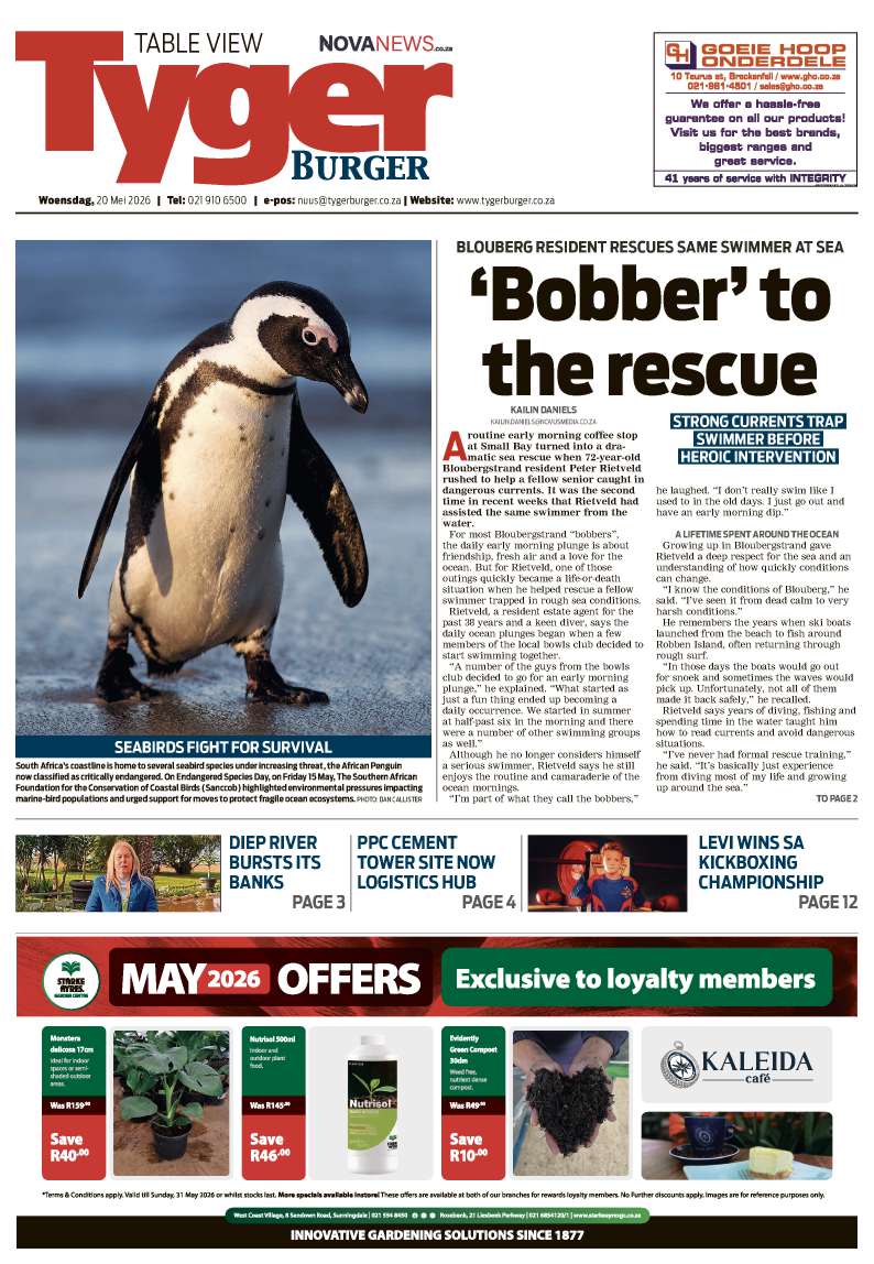 TygerBurger | Table View | E-edition | 20 May 2026