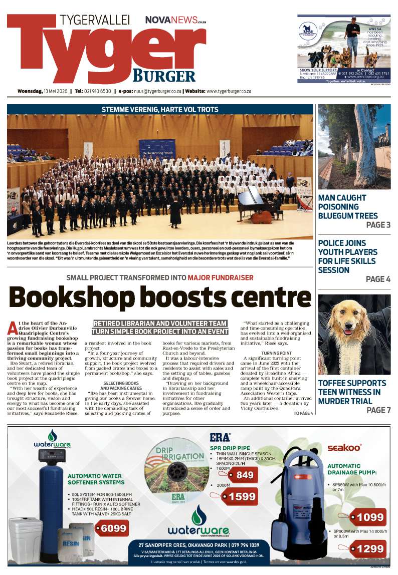 TygerBurger | Tygervallei | E-edition | 13 May 2026