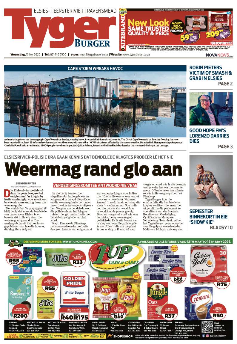 TygerBurger | Elsies/Eersterivier/Ravensmead | E-edition | 13 May 2026
