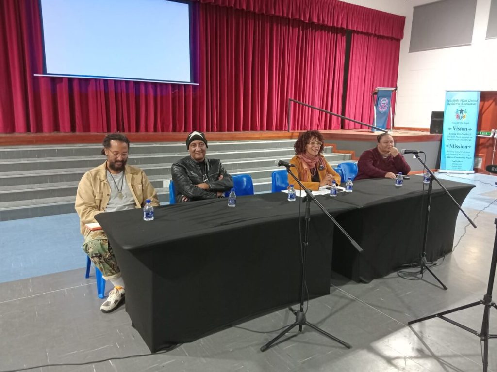 The discussion panel includes Kurt Orderson, Fuad Esack, Chrystal Orderson and Brenda Lennit.