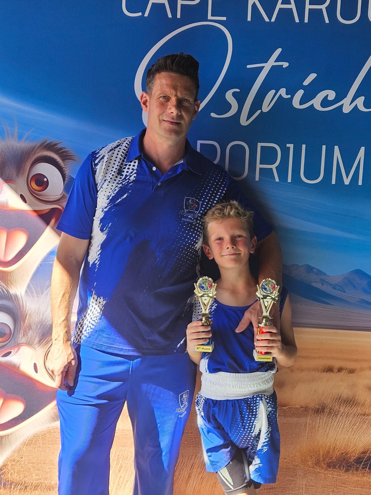 Levi Grove and his father Wayne share a special bond through kickboxing.
