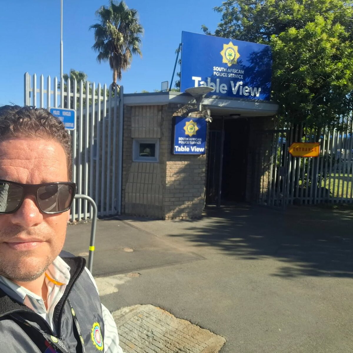 Ward councillor Jonathan Mills meets with the police to discuss safety concerns, including illegal taxi operations.
