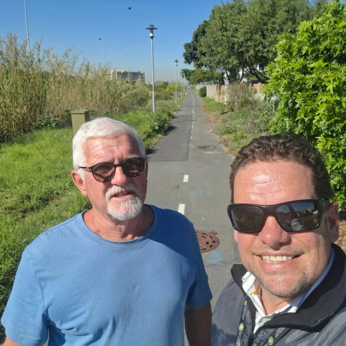A walk along the R27 cycle path forms part of ongoing efforts to address cleanliness and maintenance in the area.