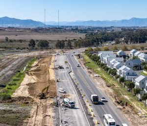 Road works to turn Klipheuwel Road into dual carriageway underway