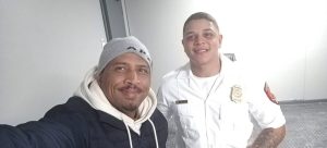 Officers from fire department praised after saving man’s life