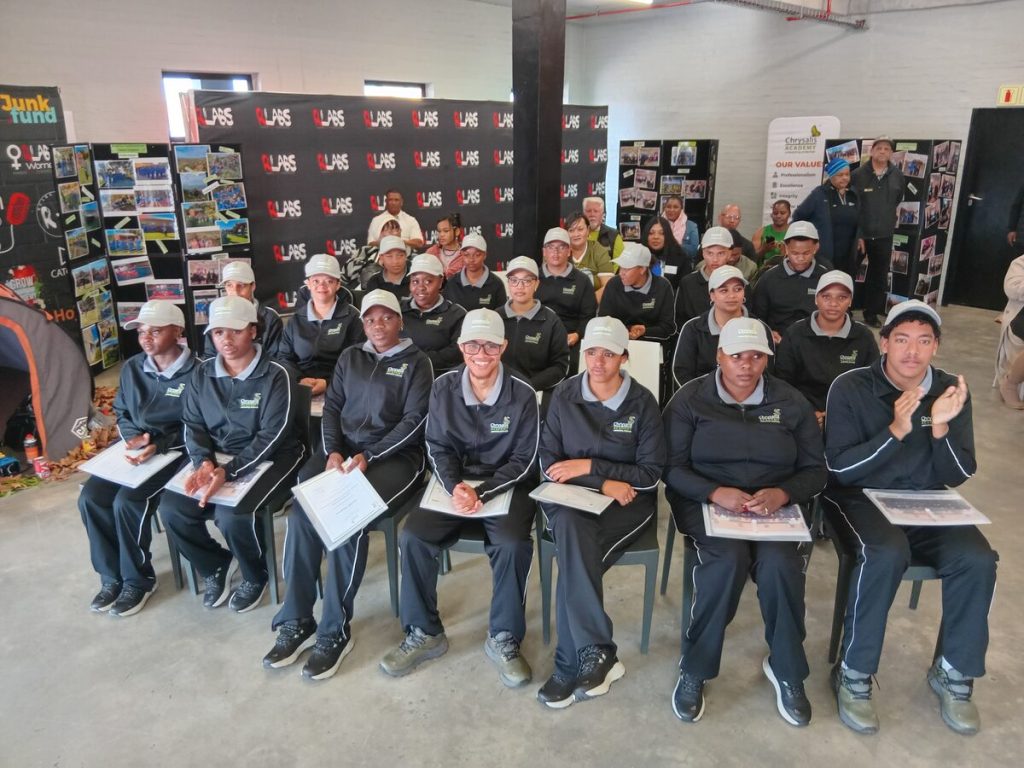 The 20 graduates from the Chrysallis Academy Community-Based Programme.