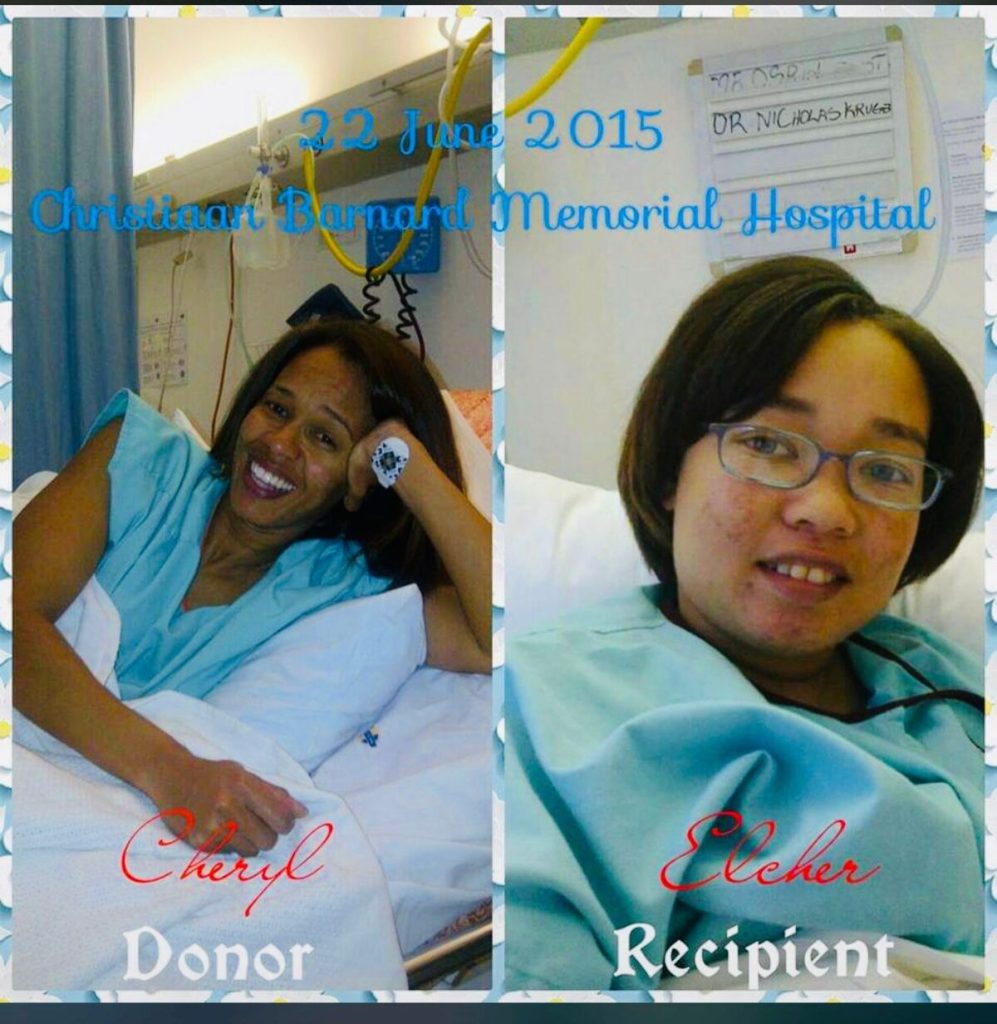 Cheryl Fortuin and her sister, Elcher Maritz