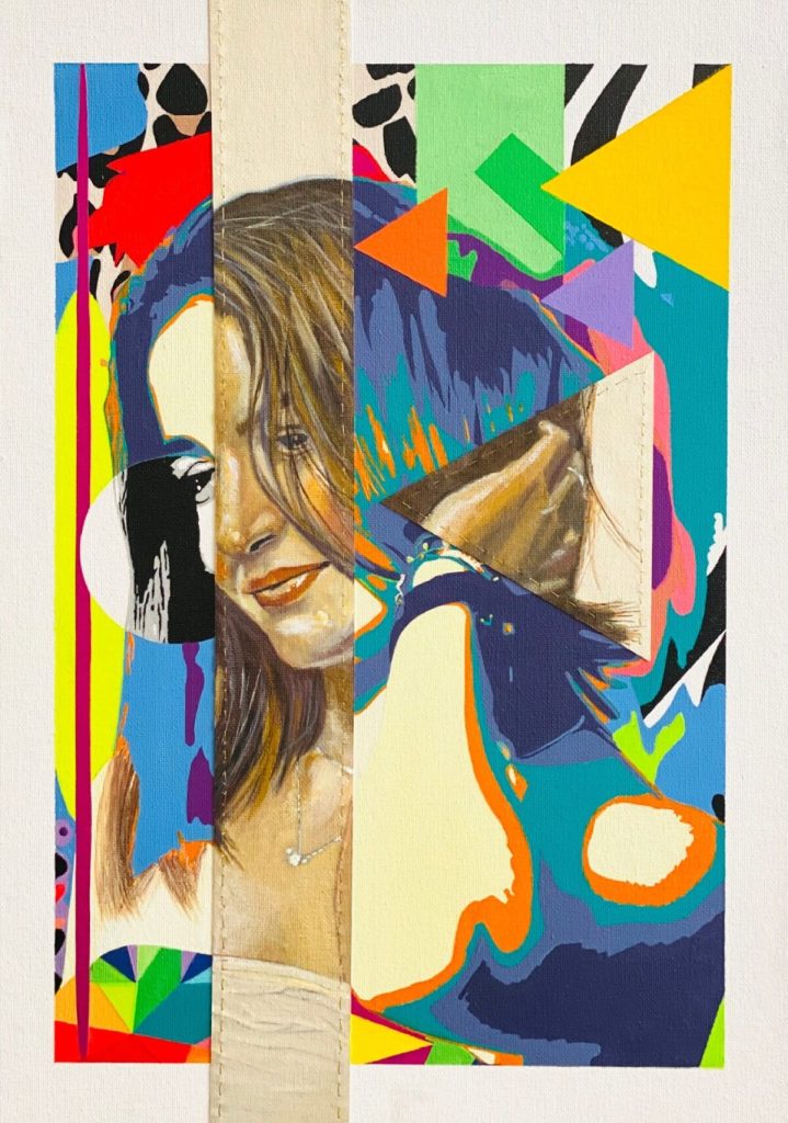 Luché van Jaarsveld (16) from Gauteng won the Artwire Merit Award with her work "Kaleidoscope of Becoming".