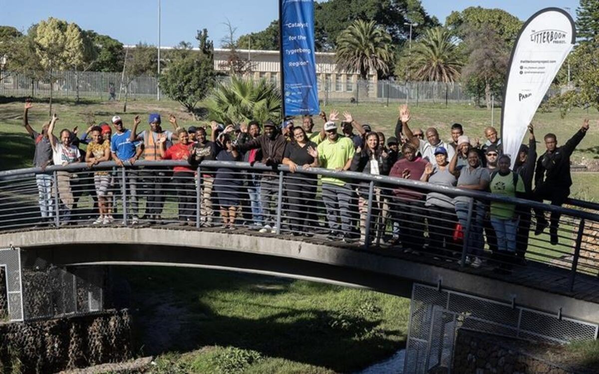 One of the GTP clean-ups that took place in Elizabeth Park in Bellville on Saturday, 25 April.