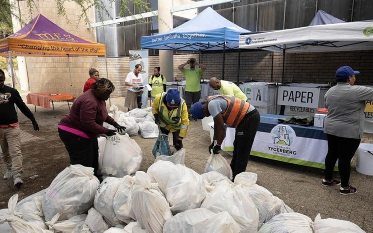 Some 312.81 kg of waste was collected at the clean-up hosted in April.