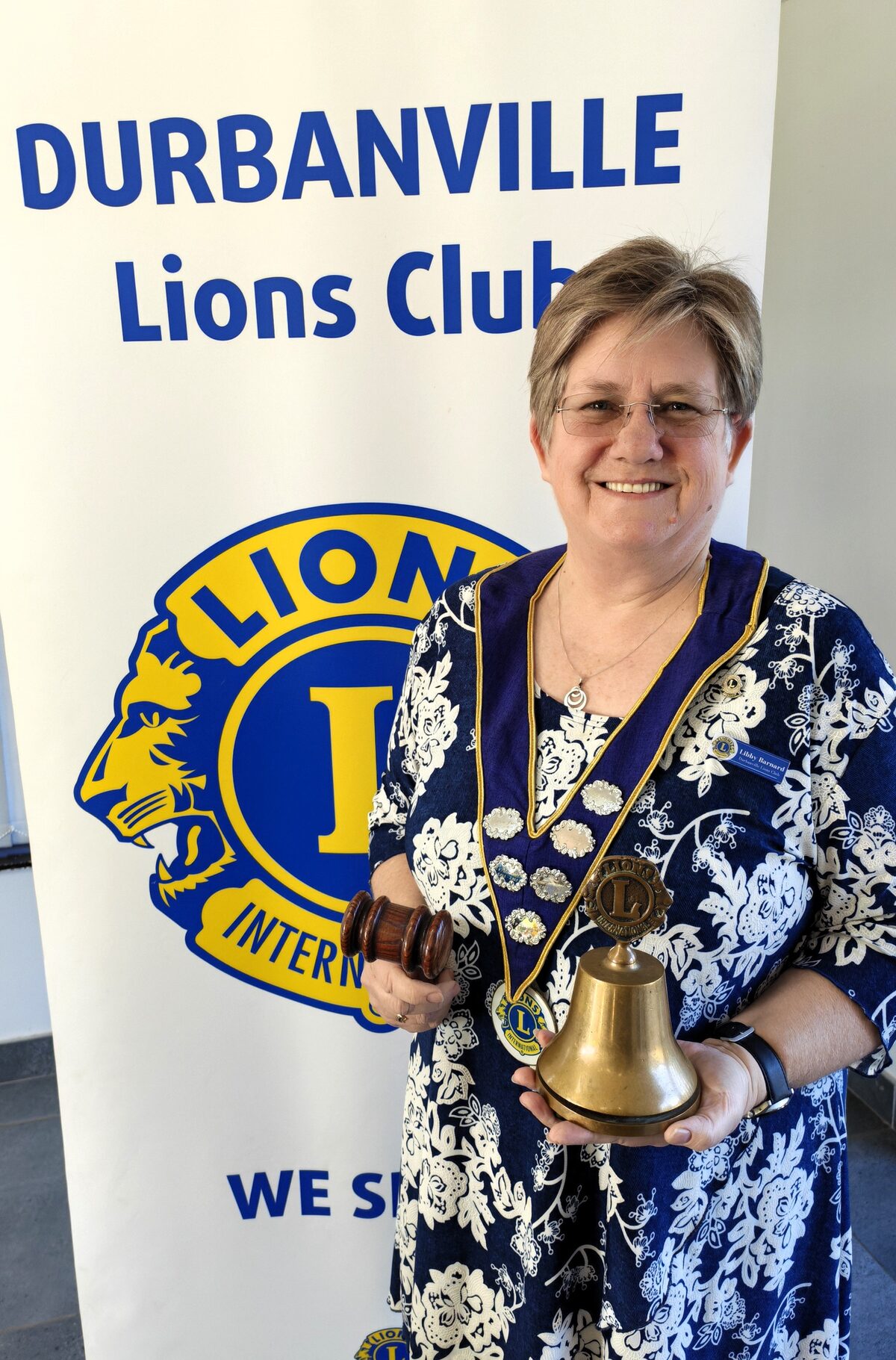 Elizabeth Barnard has been elected as the new president of Durbanville Lions Club. Photo: Danielle Cronje