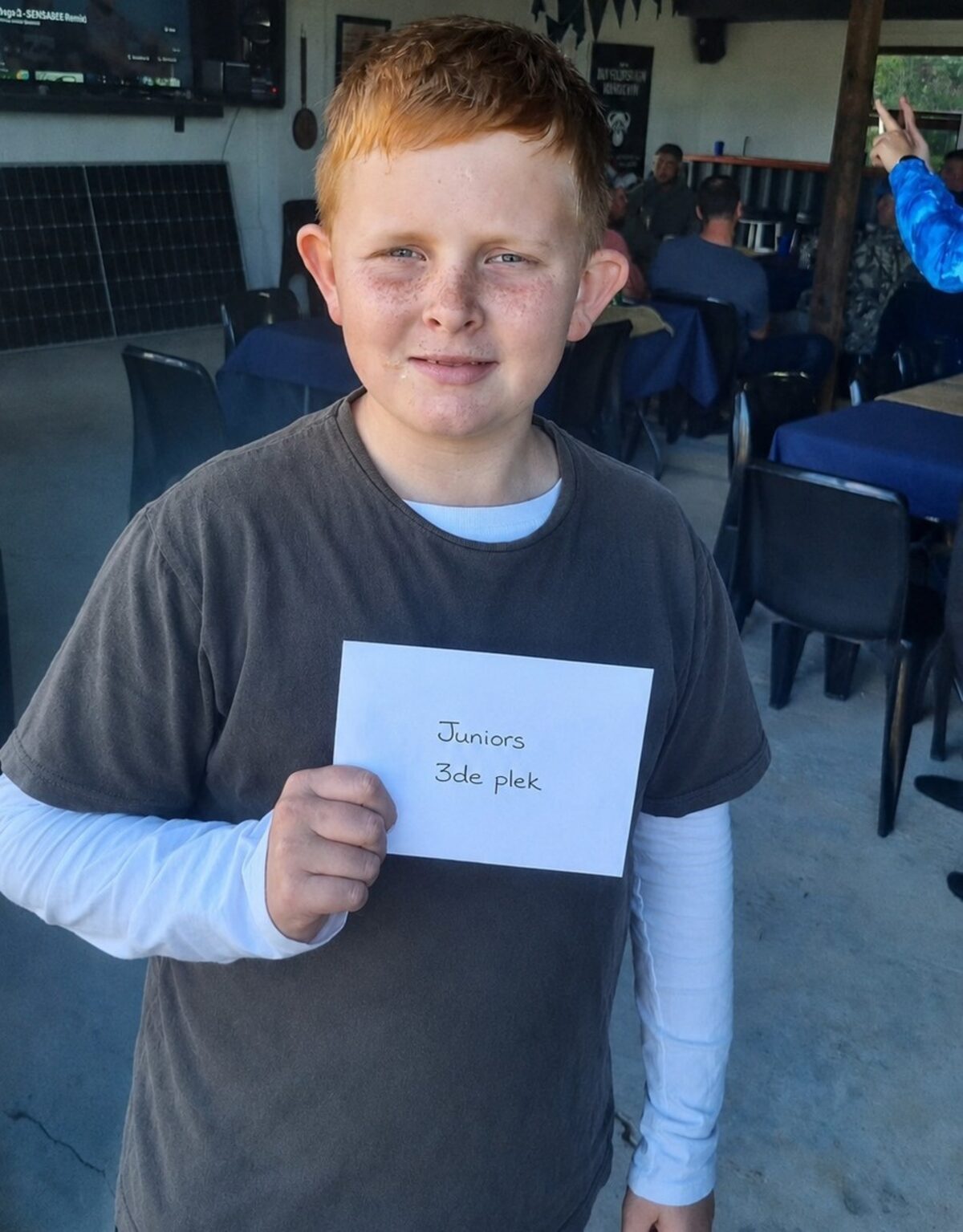Kyle earned third place in the juniors' category at his first regional shooting competition in Gansbaai the past weekend.