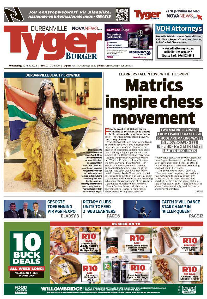 TygerBurger | Durbanville | E-edition | 10 June 2026
