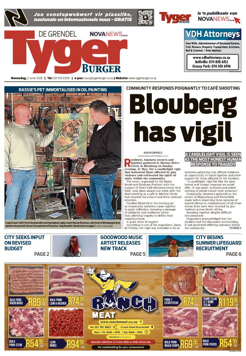 TygerBurger | De Grendel | E-edition | 3 June 2026