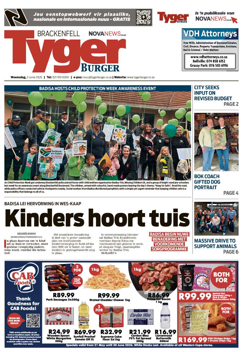 TygerBurger | Brackenfell | E-edition | 3 June 2026