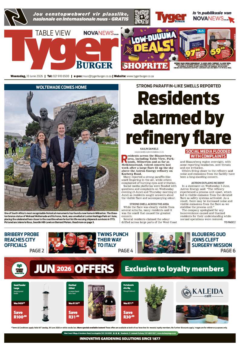 TygerBurger | Table View | E-edition | 10 June 2026