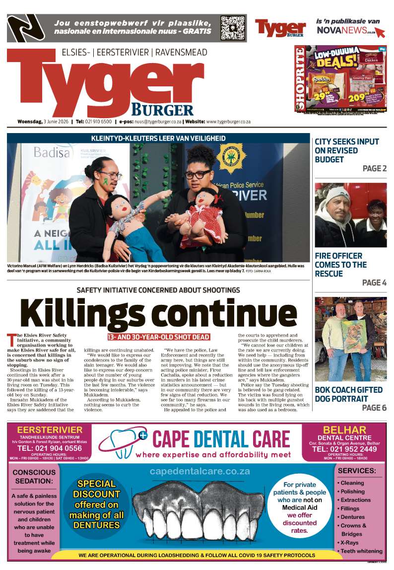 TygerBurger | Elsies/Eersterivier/Ravensmead | E-edition | 3 June 2026