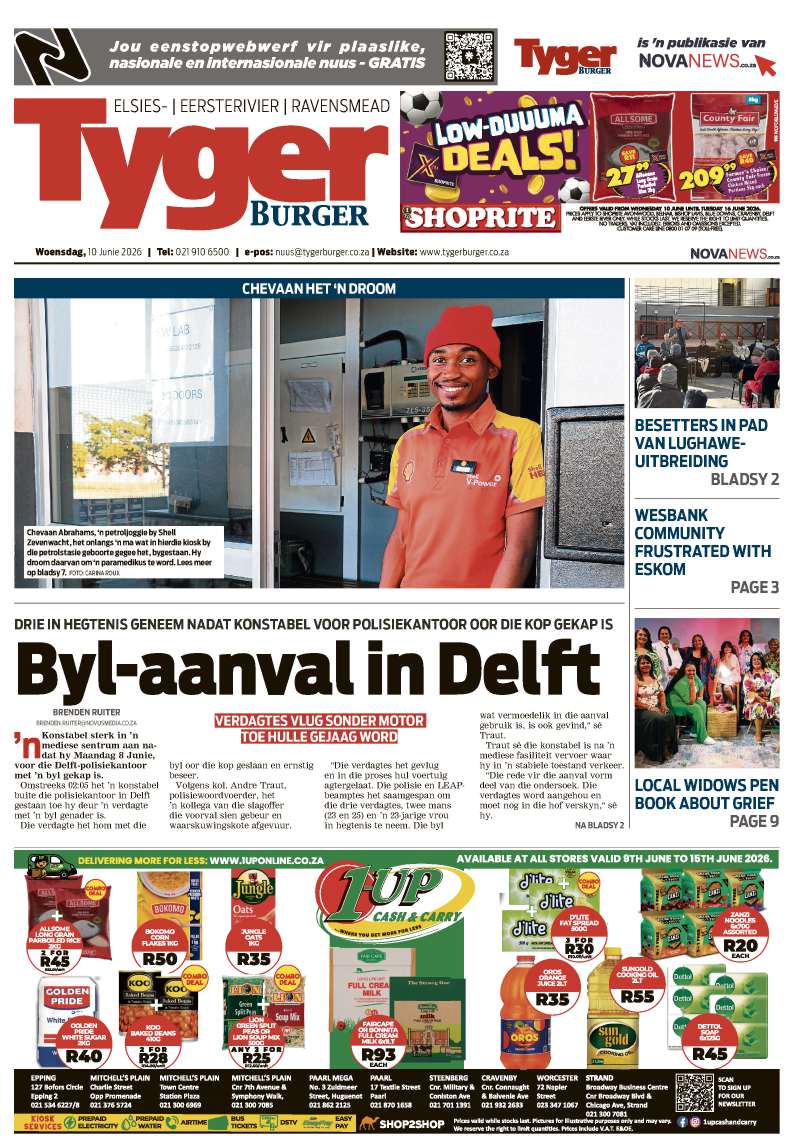 TygerBurger | Elsies/Eersterivier/Ravensmead | E-edition | 10 June 2026