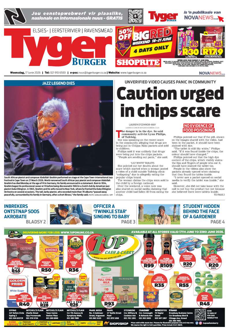 TygerBurger | Elsies/Eersterivier/Ravensmead | E-edition | 17 June 2026