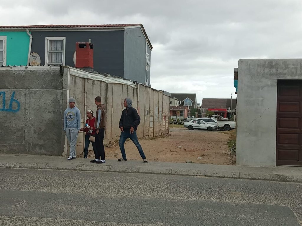 One of the many pedestrian lanes that criss-cross Mitchells Plain and have become a bane for residents.