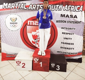 Monte Vista learner wins three gold medals at national martial arts championship