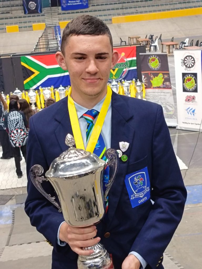 Jaco du Preez, who captured the Youth Boys' Singles Championship before being awarded his first Protea Colours.