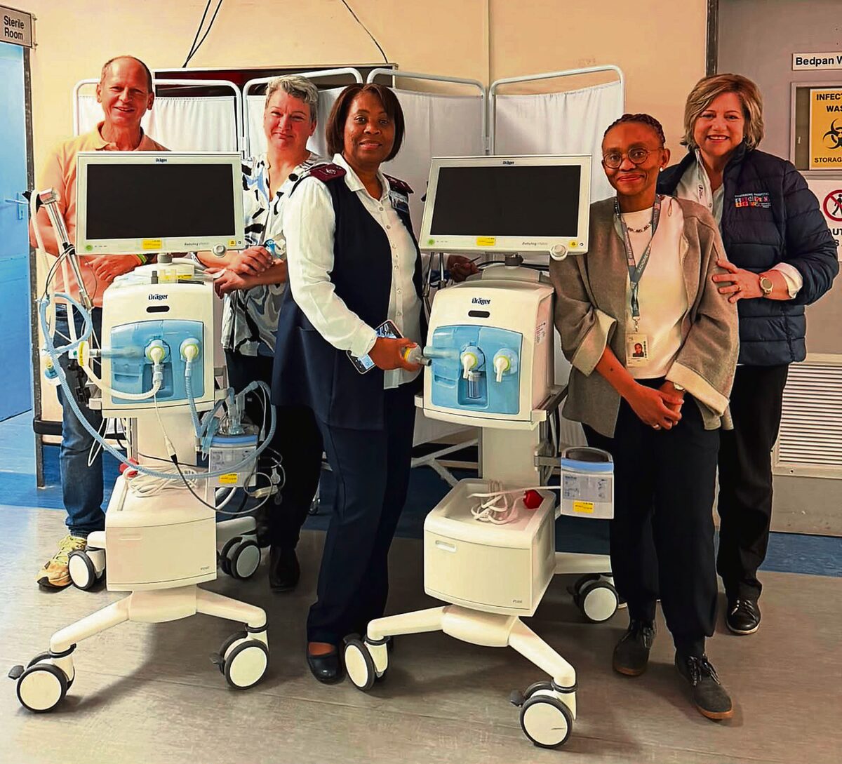 Cape Town’s Tygerberg Hospital receives lifesaving neonatal ventilators