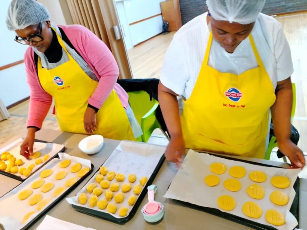 Bake for Profit students are learning baking skills.