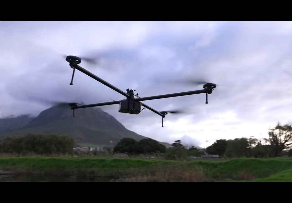 Luke Bell's custom-built endurance drone.