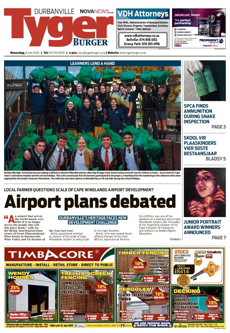 TygerBurger | Durbanville | E-edition | 8 July 2026