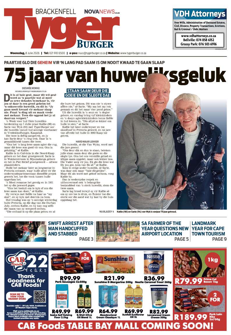 TygerBurger | Brackenfell | E-edition | 8 July 2026