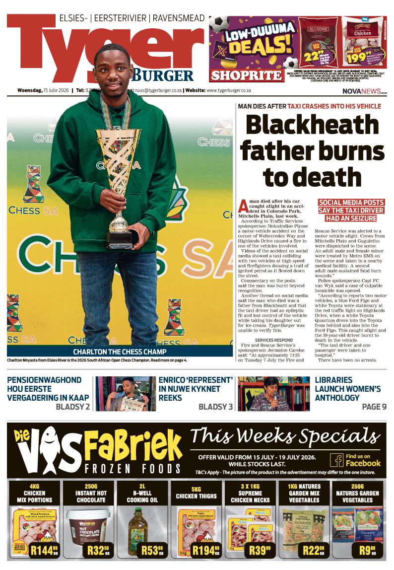 TygerBurger | Elsies/Eersterivier/Ravensmead | E-edition | 15 July 2026